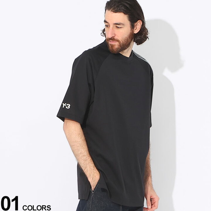 楽天市場】Y-3 (ワイスリー) スリーストライプ 袖ロゴ クルーネック 