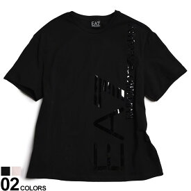 EMPORIO ARMANI EA7 (エンポリオ アルマーニ) ロゴプリント クルーネック 半袖 Tシャツブランド レディース トップス Tシャツ 半袖 シャツ EA7L3DTT25TJTYZ
