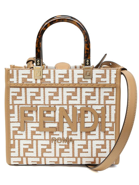 楽天市場】FENDI (フェンディ) ロゴ ハンドバッグ フェンディ 