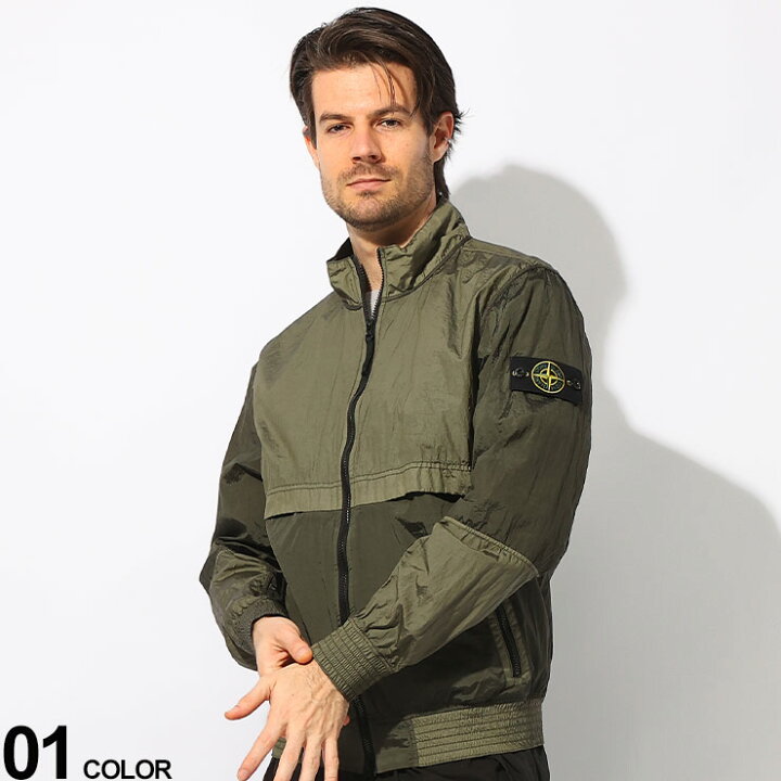 楽天市場】STONE ISLAND (ストーンアイランド) スタンドカラー 