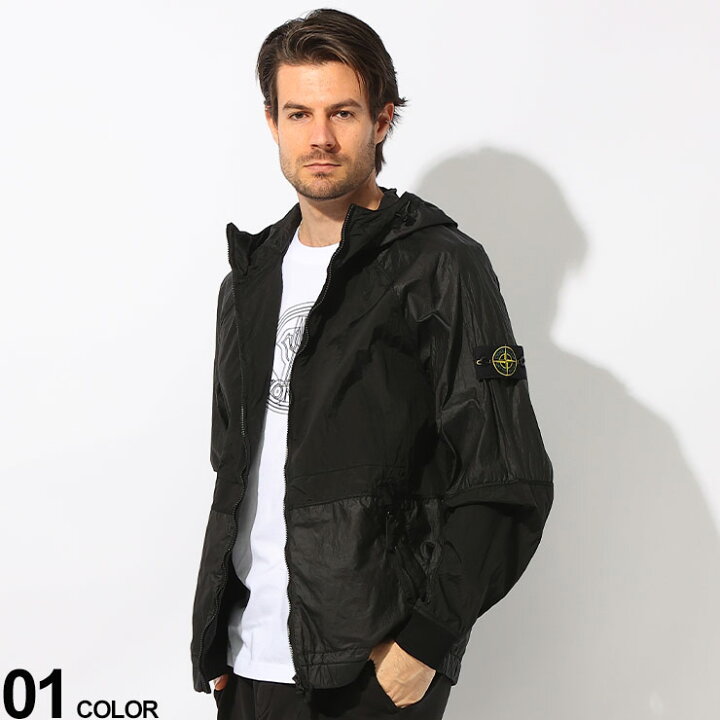 楽天市場】STONE ISLAND (ストーンアイランド) バックル付きフード  