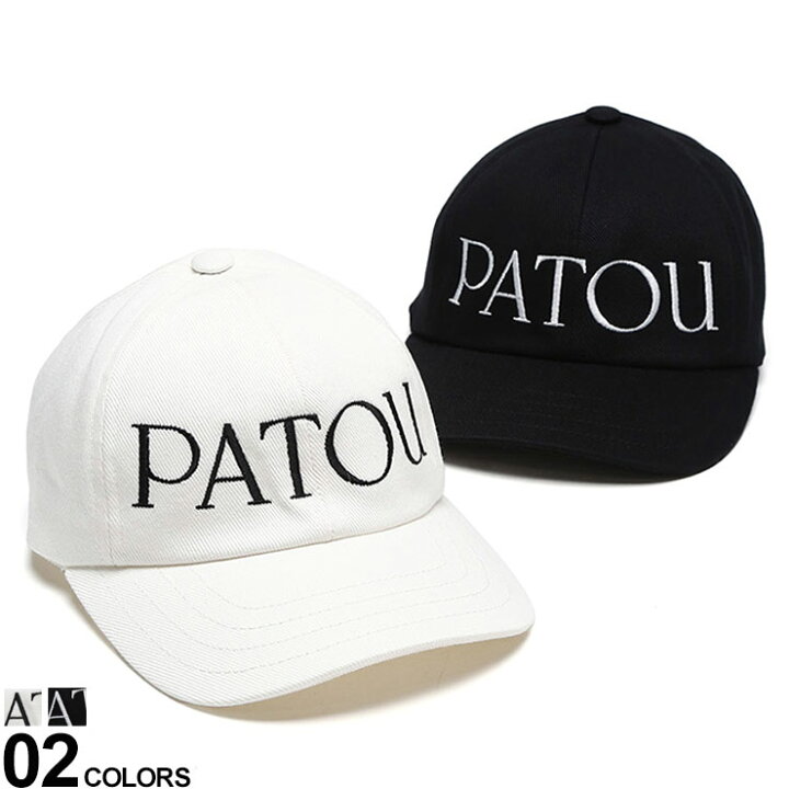 楽天市場】PATOU (パトゥ) ロゴ刺繍 コットン ベースボール キャップ  