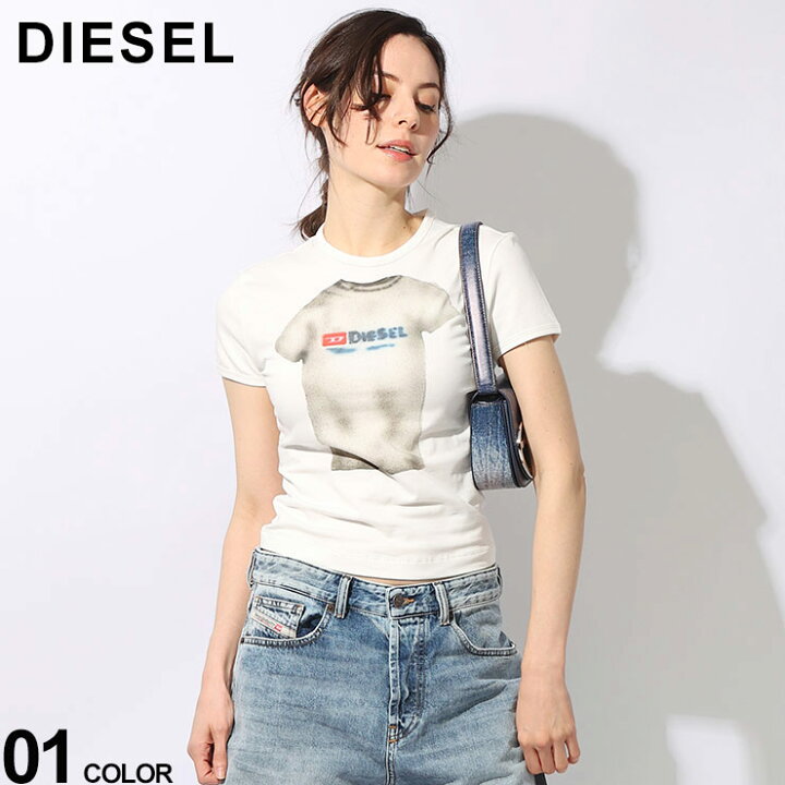 楽天市場】DIESEL (ディーゼル) Tシャツプリント クルーネック 半袖 T 