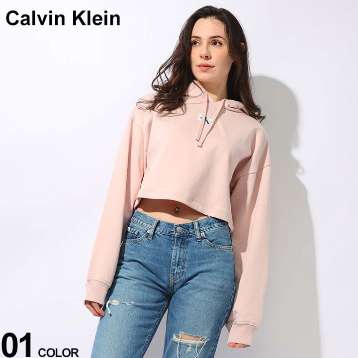 楽天市場】Calvin Klein (カルバンクライン) 裏毛 ロゴ ショート丈 