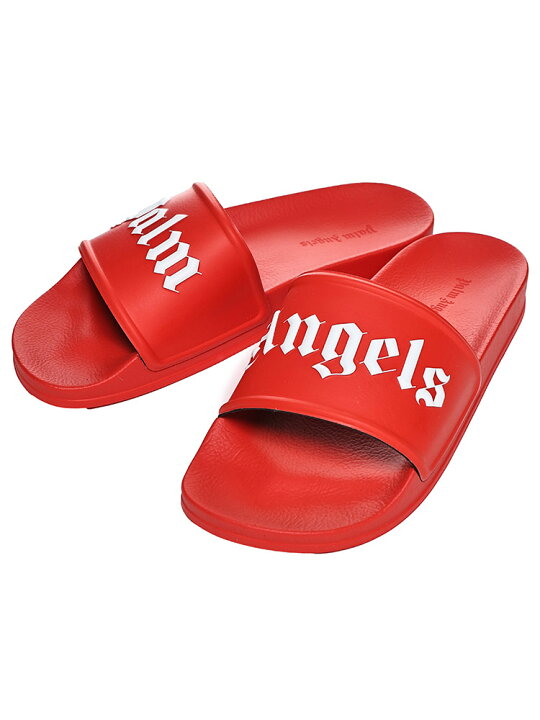 楽天市場】Palm Angels (パームエンジェルス) エンボスロゴ スライド 