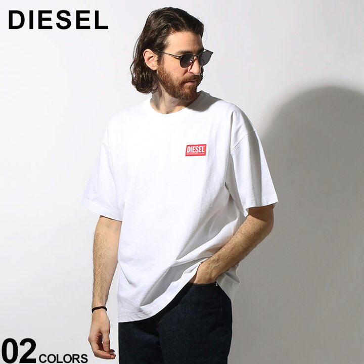 楽天市場】DIESEL (ディーゼル) ボックスロゴ クルーネック 半袖 T 