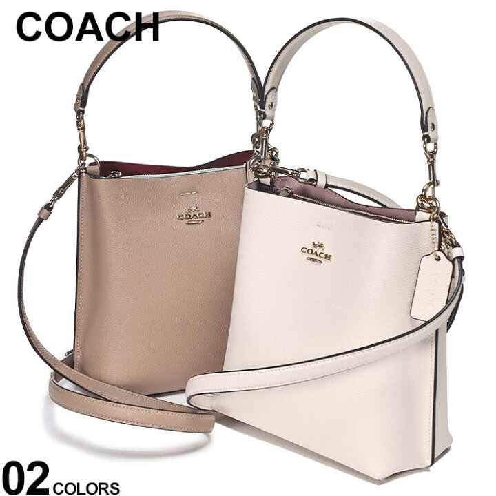 楽天市場】COACH (コーチ) ダブルフェースレザー マグネット開閉 2WAY  
