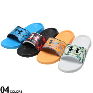 【29.0cmのみ】シャワーサンダル 大きいサイズ メンズ イグナイト セレクト グラフィック スライドサンダル シューズ 靴 29.0cm 30.0cm ホワイト ブラック オレンジ ブルー UNDER ARMOUR アンダーアー