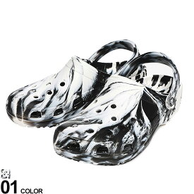 crocs クロックス クラシック ビーチ サンダル マーブル クロッグ メンズ シューズ 靴 大きいサイズ メンズ