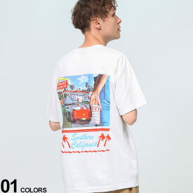 In-N-Out Burger (インアウトバーガー) 1990 ハンバーガーショップ バックプリント クルーネック 半袖 Tシャツ 101 メンズ 男性 トップス シャツ Tシャツ クルー 半袖