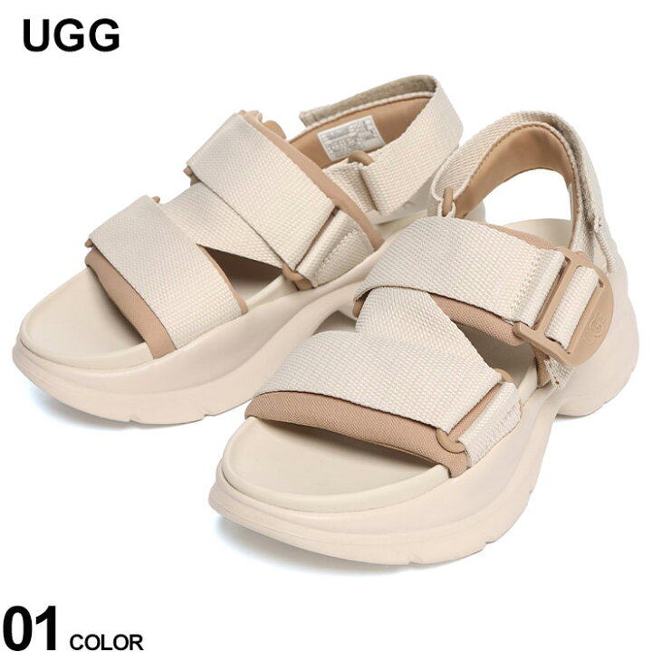 楽天市場】UGG (アグ) メッシュ＆キャンバス ストラップサンダル LA 