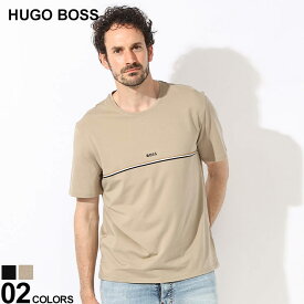 エントリーでさらにポイント+4倍 HUGO BOSS (ヒューゴボス) BOSS HOMEWEAR UNIQUEロゴ クルーネック 半袖 Tシャツ HB50515395 ブランド メンズ 男性 トップス Tシャツ 半袖 シャツ