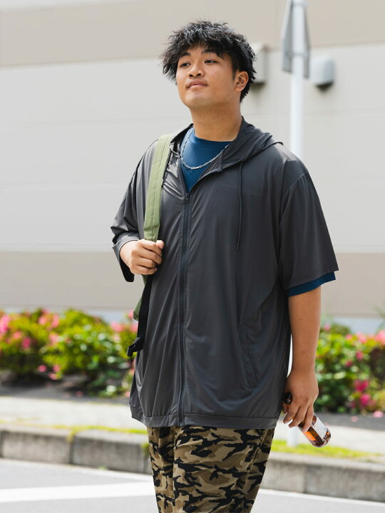 楽天市場】快ラクWEAR 半袖 パーカー B＆T CLUB ビーアンドティー 