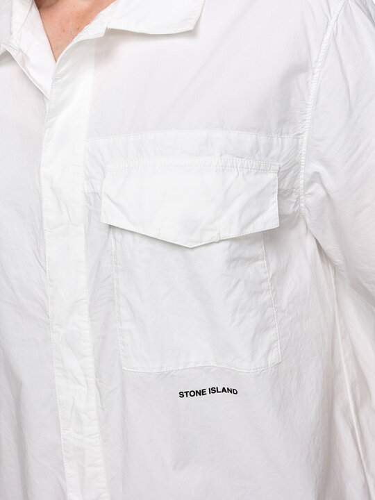 楽天市場】STONE ISLAND (ストーンアイランド) コットン 隠しボタン 