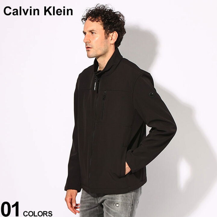 楽天市場】カルバンクライン Calvin Klein 襟裏ロゴ 裏フリース ソフト 