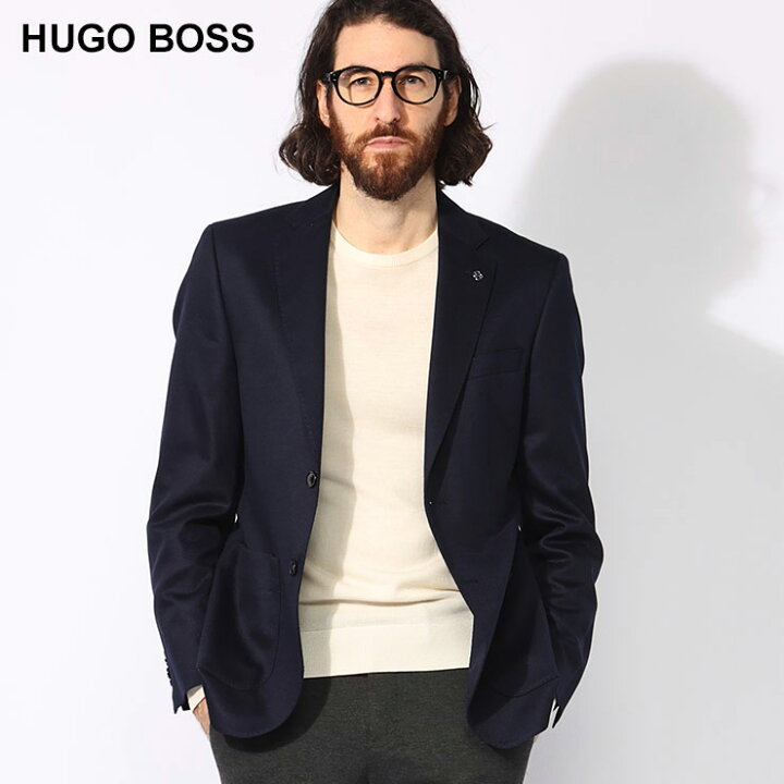楽天市場】ヒューゴボス HUGO BOSS ストレッチ ウール×コットン 