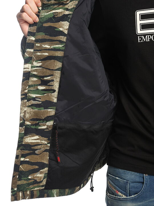 楽天市場】ディーゼル DIESEL カモフラ柄 バックロゴ ジッパー付き  