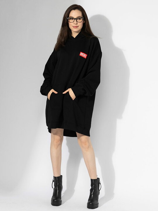 楽天市場】ディーゼル DIESEL ボックスロゴ ポケット付き パーカー  