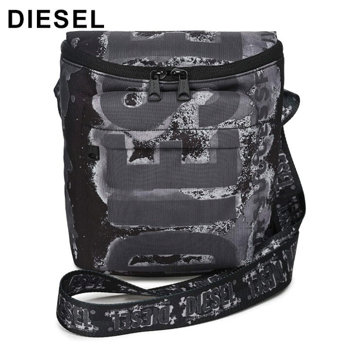 楽天市場】ディーゼル DIESEL ロゴプリント ショルダーバッグ RAVE 
