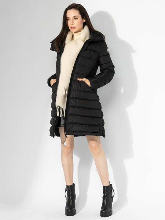 楽天市場】モンクレール MONCLER フード収納 ボリュームネック ロング 