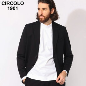 チルコロ1901 CIRCOLO 1901 ストレッチ シングル ジャケット CICN4494 ブランド メンズ 男性 アウター ジャケット テーラード