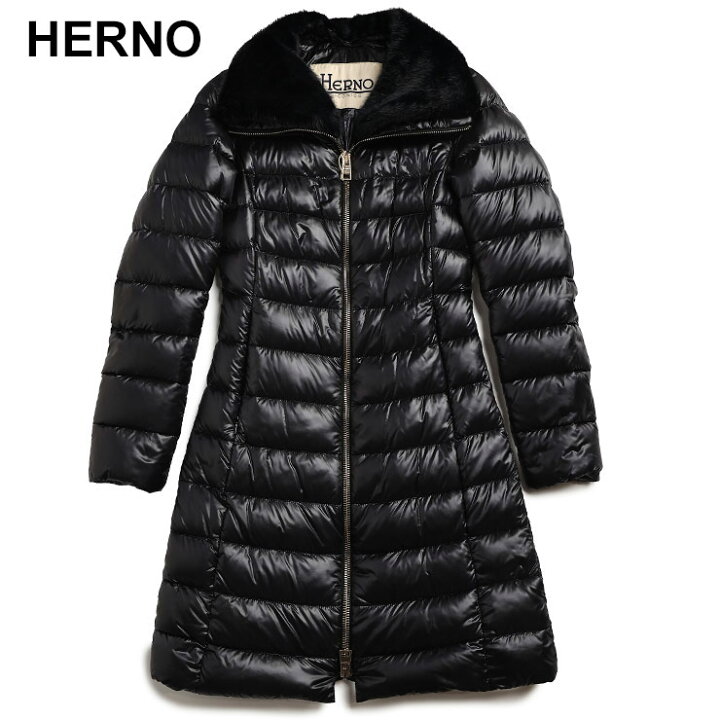 楽天市場】ヘルノ HERNO フェイクファー取り外し フルジップ ダウン 