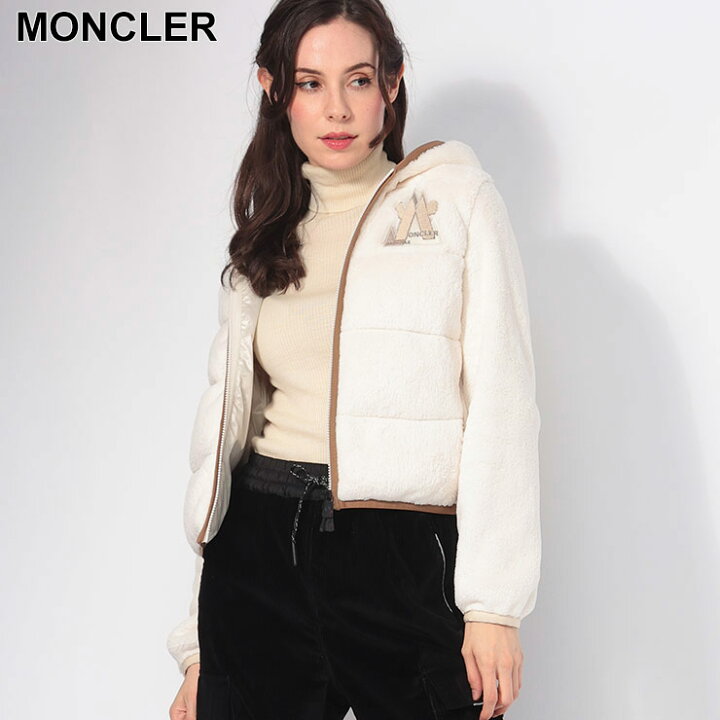 楽天市場】モンクレール MONCLER ストレッチベルベット コンビダウン  