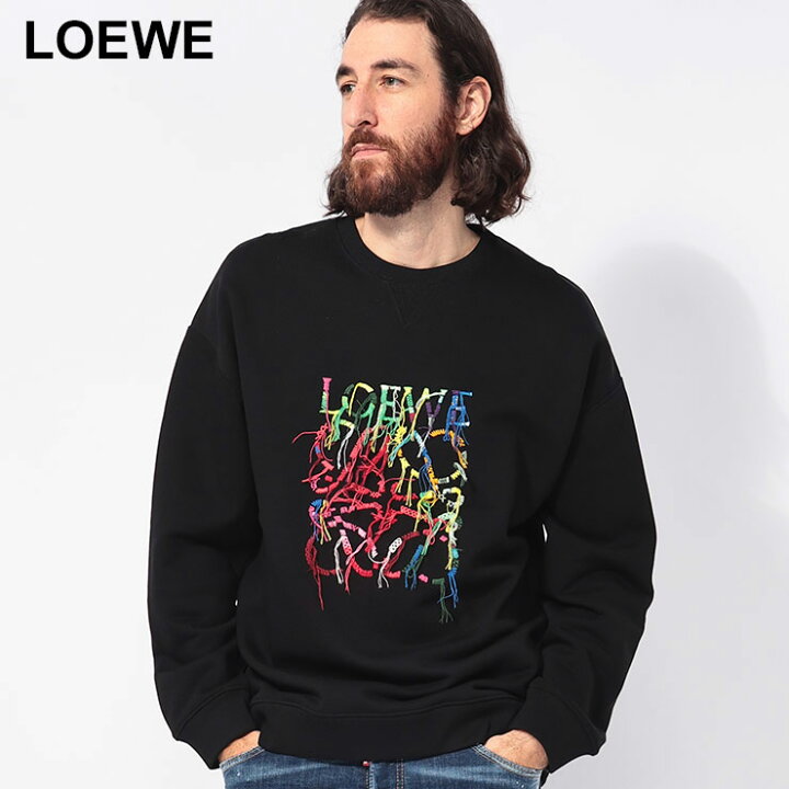 楽天市場】ロエベ LOEWE マルチカラー刺繍 クルーネック トレーナー 