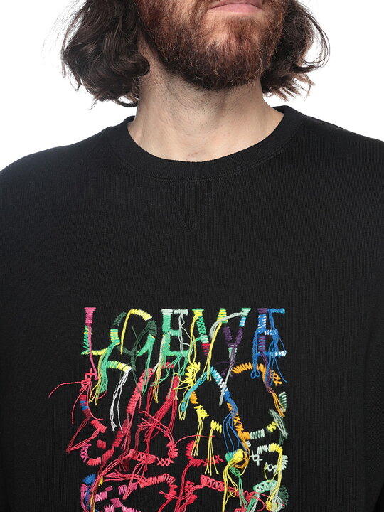 楽天市場】ロエベ LOEWE マルチカラー刺繍 クルーネック トレーナー 