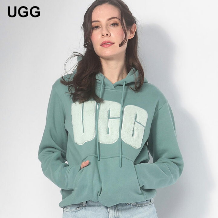 楽天市場】アグ UGG レイ ファジー ロゴ フーディ プルオーバー 