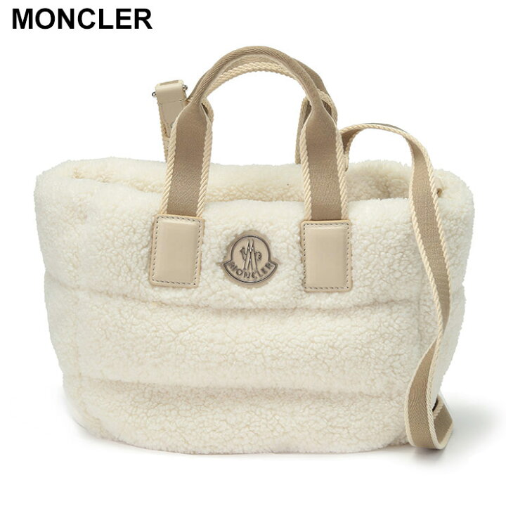 楽天市場】モンクレール MONCLER テディフリース 2WAY ミニトート  