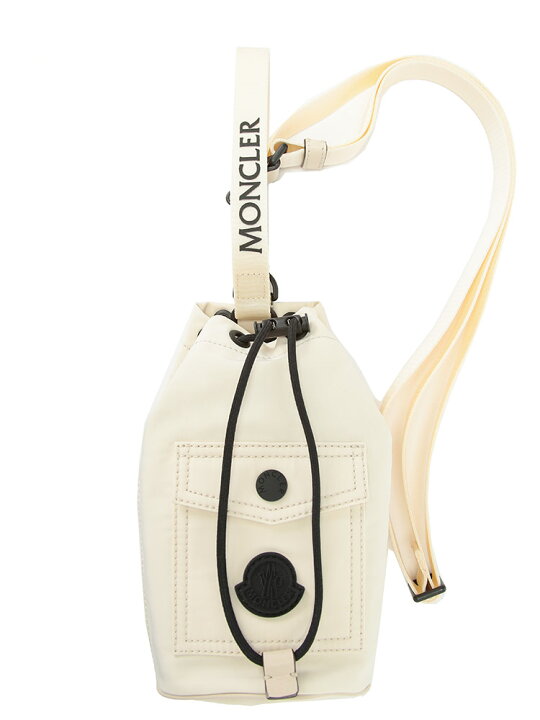 楽天市場】モンクレール MONCLER ロゴ ボディストラップ付 ミニポーチ 