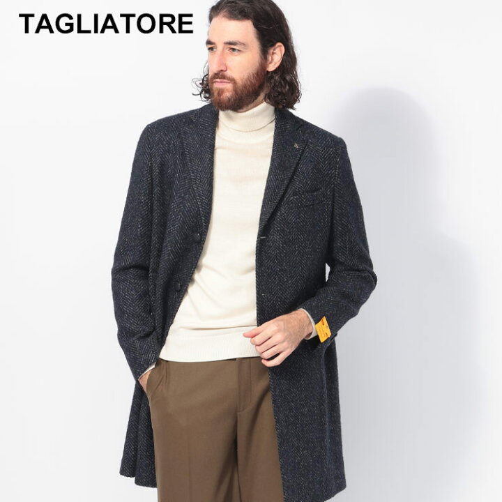 楽天市場】タリアトーレ TAGLIATORE ウール混 ヘリンボーン シングル 