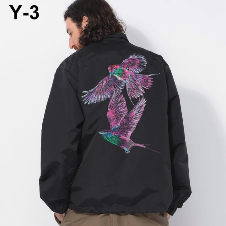 楽天市場】ワイスリー Y-3 ナイロン バックプリント コーチジャケット  