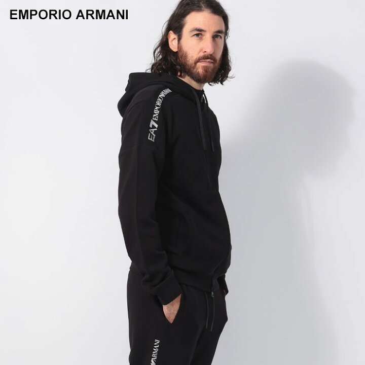 楽天市場】エンポリオアルマーニ EMPORIO ARMANI 裏毛 肩ラインロゴ 