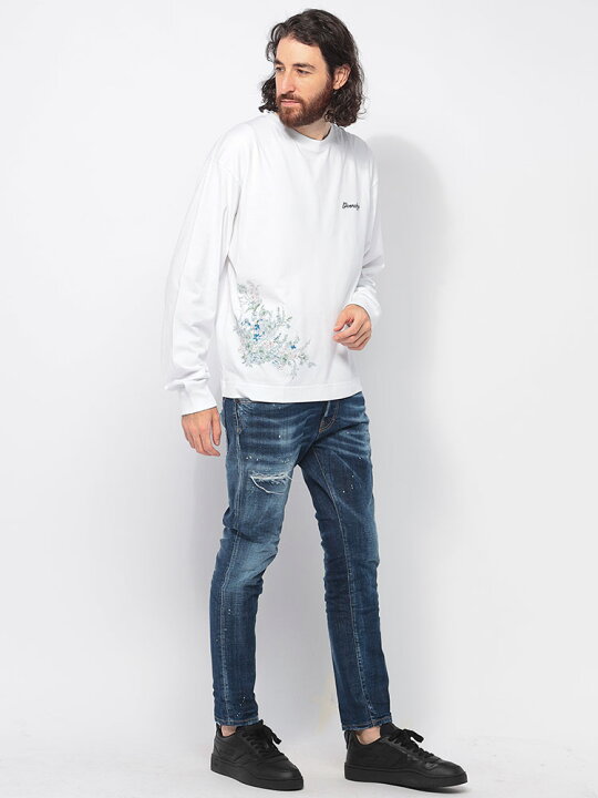 楽天市場】ジバンシィ GIVENCHY フラワープリント クルーネック 長袖 T  