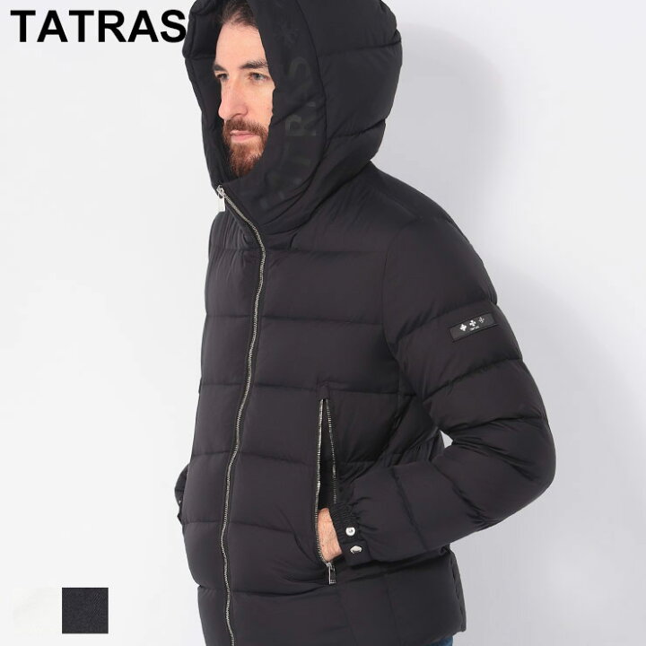 楽天市場】タトラス TATRAS フードロゴ マット素材 ショートダウン 
