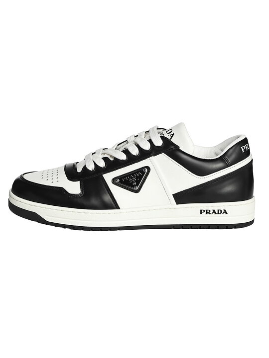 楽天市場】プラダ PRADA ロゴ レザー ローカットスニーカー  