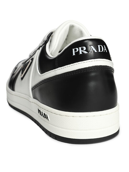 楽天市場】プラダ PRADA ロゴ レザー ローカットスニーカー  
