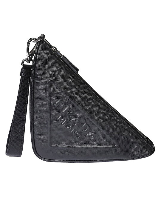 楽天市場】プラダ PRADA レザー トライアングル ポーチ PR2NE054