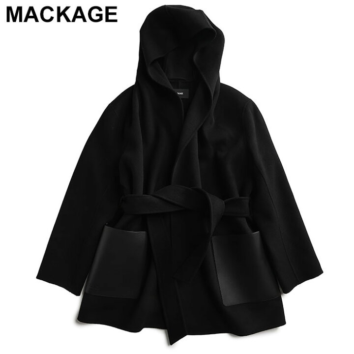 MACKAGE (マッカージュ) パッチポケット ショート ラップコート 