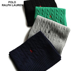 ポロラルフローレン POLO RALPH LAUREN ワンポイント刺繍 ニット マフラー RLPC0731F4 ブランド メンズ 男性 マフラー ビジネス フォーマル 防寒 秋冬 ギフト