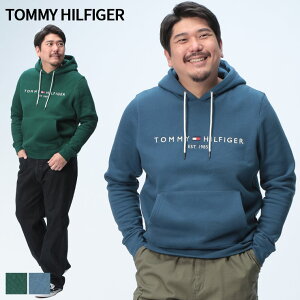 TOMMY HILFIGER g~[qtBK[ vI[o[ p[J[ 傫TCY Y N ShJ |PbgtgbvX  N H~ 1XL 2XL 3XL O[ u[