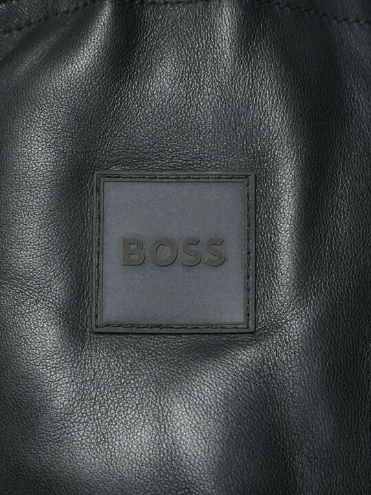 楽天市場】ヒューゴボス HUGO BOSS 3WAY 袖＆フード着脱 ラムレザー 