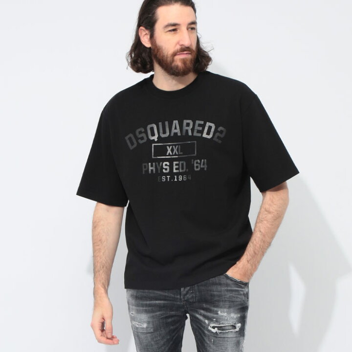 楽天市場】ディースクエアード DSQUARED2 プリント クルーネック 半袖