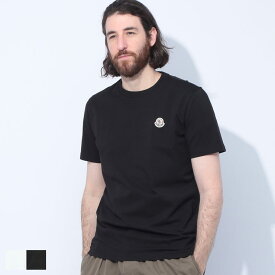 モンクレール MONCLER ワッペン クルーネック 半袖 Tシャツ MC8C00026829H8 ブランド メンズ 男性 トップス Tシャツ シンプル コットン 春 夏