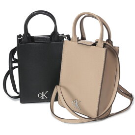 カルバンクライン Calvin Klein ワンポイント ショルダーバッグ MINIMAL MONOGRAM TOTE18 CKLK60K613050 ブランド レディース バッグ 鞄 ショルダーバッグ コンパクト