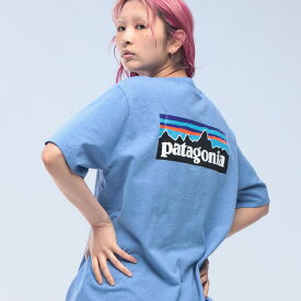Patagonia (パタゴニア) レスポンシビリティー バックロゴ クルーネック 半袖 Tシャツ 38504 メンズ 男性 トップス Tシャツ 半袖 Tee シンプル スポーツ インナー