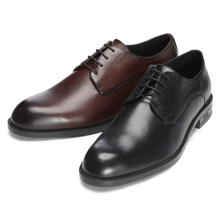 楽天市場】ヒューゴボス HUGO BOSS レザー ダブルステッチ ダービー 