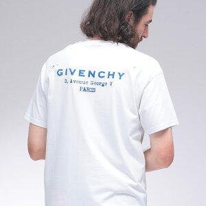 �W�o���V�B GIVENCHY �o�b�N���S �X�^���v �v�����g �N���[�l�b�N ���� T�V���c GVBM71NK3YRJ �u�����h �����Y �j�� �g�b�v�X T�V���c ���� T�V���c Tee �v�����gT